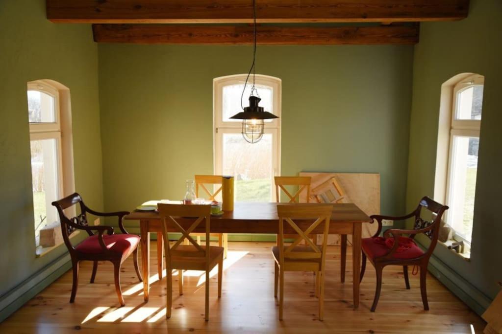 Forsthaus Lelkendorf / Ferienwohnung المظهر الخارجي الصورة